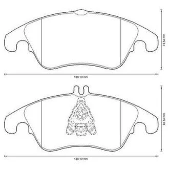 Колодки тормозные Mercedes C / Cls / E / SLK Jurid 573291J