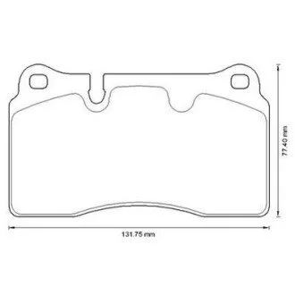 Гальмівні колодки VW Touareg / Seat Leon / Audi TT Jurid 573296J