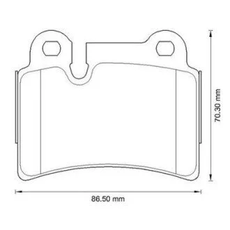 Колодки гальмівні VW Touareg Jurid 573297J