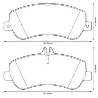 Гальмівні колодки передні Mercedes GLK Jurid 573321J