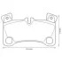 Тормозные колодки Porsche Cayenne 19&quot;/ VW Touareg/ Audi Q7 Jurid 573339J (фото 1)