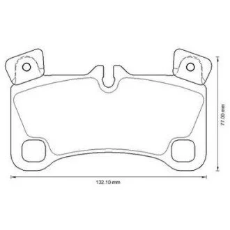 Колодки гальмівні Porsche Cayenne 19"/ VW Touareg/ Audi Q7 Jurid 573339J