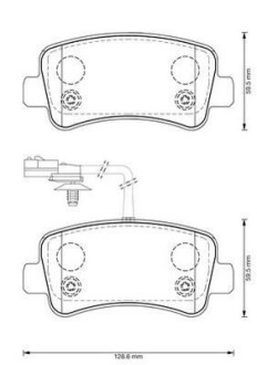 Гальмівні колодки задні Renault Master III / Nissan NV400 / Opel Movano Jurid 573359J