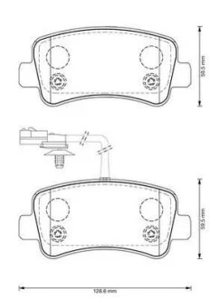 Гальмівні колодки задні Renault Master III / Nissan NV400 / Opel Movano Jurid 573359J