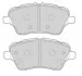 Тормозные колодки передние FORD B-Max / Fiesta / TOURNEO COURIER Jurid 573363J (фото 1)