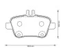 Колодки тормозные Mercedes A/ B/CLA/SLK Jurid 573370J (фото 1)