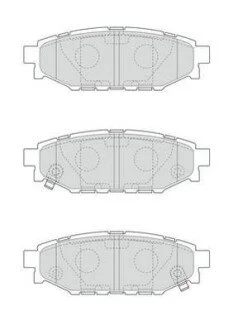 Гальмівні колодки Subaru Impreza / Forester /Legacy / Outback / XV Jurid 573380J