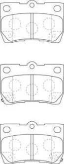 Колодки гальмівні LEXUS GS, IS Jurid 573393J