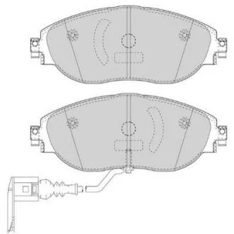 Гальмівні колодки VW Tiguan /Passat Skoda Super B / Octavia /Kodiaq Seat Leon Jurid 573418J