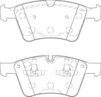 Колодки тормозные Mercedes M / GL / R Jurid 573424J