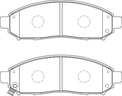 Колодки тормозные NIssan Leaf / Navara / Pathfinder Jurid 573431J (фото 1)