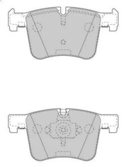 Гальмівні колодки BMW 1/2/3/4/X3/X4 Jurid 573432J
