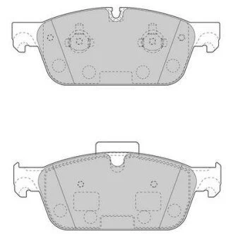 Гальмівні колодки Mercedes Gl/GLE/M Jurid 573448J