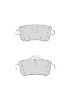 Колодки тормозные Mercedes M W166 / GLS / GLE /GL Jurid 573466J