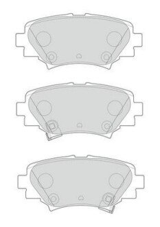 Гальмівні колодки задні Mazda 3 Jurid 573614J