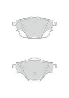 Тормозные колодки задние Peugeot 3008, 308, 5008, 508 / Citroen C4, Spacetourer / Opel Grandland Jurid 573622J (фото 1)