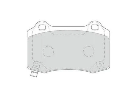 Тормозные колодки задние TESLA MODEL S / CHRYSLER 300C / JEEP GRAND CHEROKEE Jurid 573623J