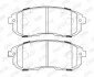 Колодки тормозные SUZUKI SX4 / NISSAN CUBE / FIAT SEDICI Jurid 573646J (фото 1)