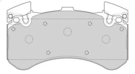 Колодки гальмівні AUDI A6 / A7 / S6 / S7 2010-> Jurid 573649J