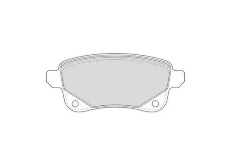 Гальмівні колодки задні Renault Grand Scenic III, Scenic III Jurid 573660J