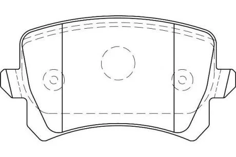 Гальмівні колодки Audi Q3 VW Passat /Tiguan Jurid 573667J