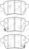 Тормозные колодки задние FIAT 500L, TIPO / OPEL ADAM, CORSA Jurid 573689J (фото 1)