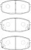 Колодки тормозные KIA CEED /Carens HYUNDAI i30 Jurid 573730J (фото 1)