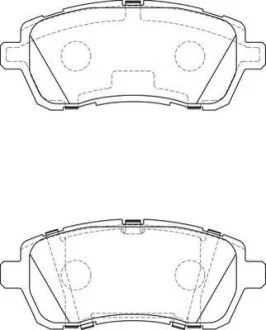 Колодки гальмівні FORD Fiesta VI Jurid 573747J