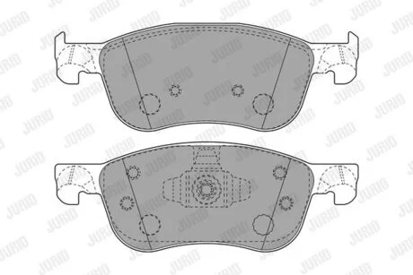 Тормозные колодки передние FORD FIESTA Jurid 573779J