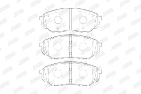 Гальмівні колодки Jurid 573782J