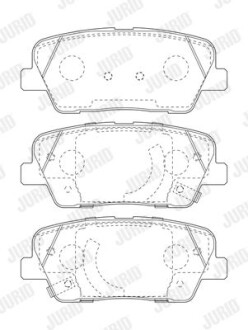 Гальмівні колодки Jurid 573823J