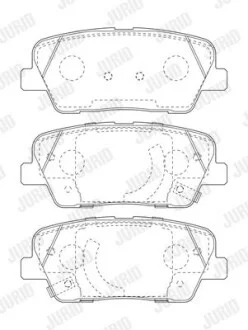 Гальмівні колодки Jurid 573823J