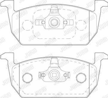 Тормозные колодки передние VW POLO, T-CROSS/AUDI A1/SEAT ARONA,IBIZA/SKODA KAMIQ, SCALA Jurid 573833J