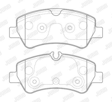 Гальмівні колодки Jurid 573835J