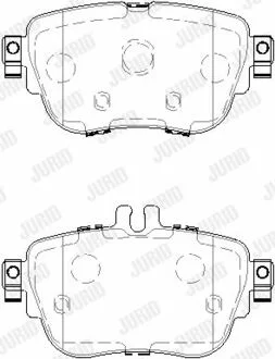 Колодки тормозные Mercedes E W213 Jurid 573843J
