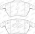 Тормозные колодки передние Audi A1 / VW Beetle, Jetta IV, Polo V / Seat Ibiza IV Jurid 573852J (фото 1)