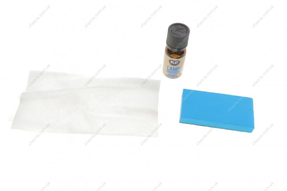 Захисне покриття для фар з аплікатором та серветками/ LAMP PROTECT SET 10ML K2 K530 (фото 1)