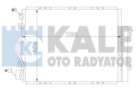 Радиатор кондиционера Kia SorentoI Condenser OTO RADYATOR Kale 342625