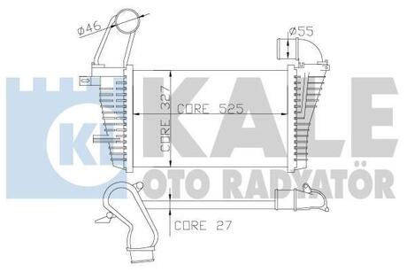 Интеркулер Opel Astra H OTO RADYATOR Kale 345900