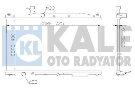 Радиатор охлаждения Honda Cr-V III OTO RADYATOR Kale 357300 (фото 1)