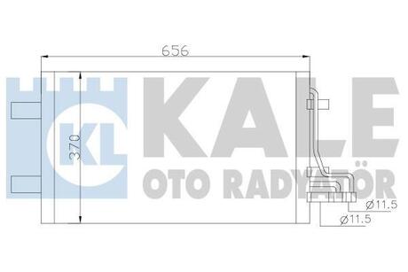 Радиатор кондиционера Ford C-Max, Focus C-Max, Focus II OTO RADYAT Kale 386100