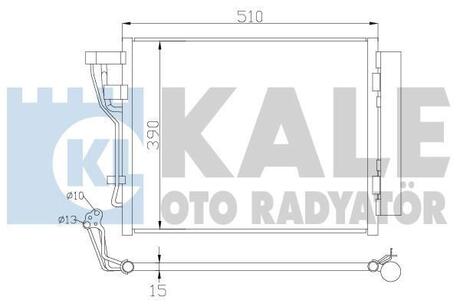 Радиатор кондиционера Hyundai I30, Kia CeeD, CeeD Sw, Pro CeeD OTO RADYATOR Kale 391600