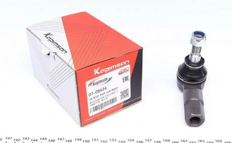 Наконечник рульової тяги FIAT Scudo 07-16, Ulysse 02-10; PEUGEOT 308 (T7) 07-19, Expert 07-16, 807 02-14, RCZ 09-15; CITROEN Jumpy 07-16, C8 02-14, DS4 10-15, DS5 11-15; LANCIA Phedra 02-10; DS DS5 15-18 KAPIMSAN 07-08626