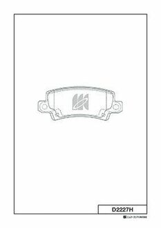 Колодки дискового гальма KASHIYAMA D2227H