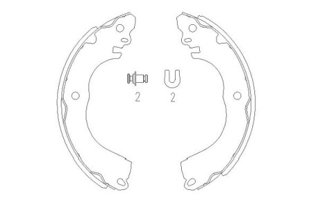 Колодки тормозные задние Tiida 07- KAVO KBS-7416