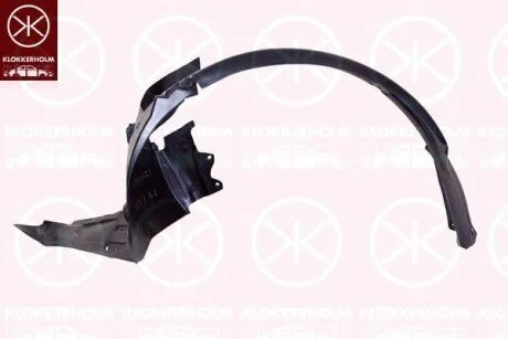 Подкрылок ниша колеса, пластик KLOKKERHOLM 6056388