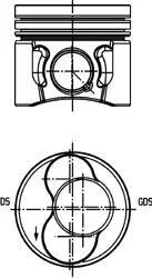Поршень, комплект VW/SKODA/SEAT Golf,Caddy,Jetta,Touran,Passat 1,9TDI 3-4 цил. 04- KS40422600 KOLBENSCHMIDT 40422600