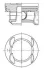 Поршень з кільцями OPEL/CHEVROLET 73,90 1,4 16V A14XER/A14XEL/B14XER/Z14XEL (KS) KOLBENSCHMIDT 41007620 (фото 1)