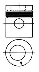 Поршень 97 (STD) MERCEDES T2/L, LP, NG, O 302, O 309, OF, UNIMOG, 1000, 60, 70, 700, 800 AGRALE 800 KOLBENSCHMIDT 93882600