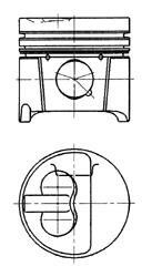 Поршень KOLBENSCHMIDT 94786710 (фото 1)